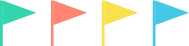 colored flag logo